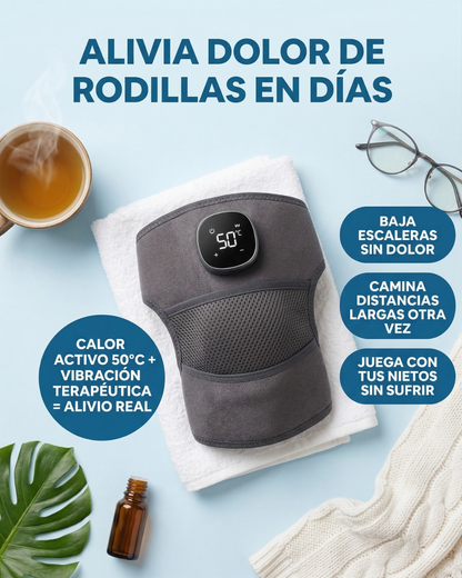 AliviaFlex™ — Masajeador Terapéutico de Rodilla con Calor Inteligente